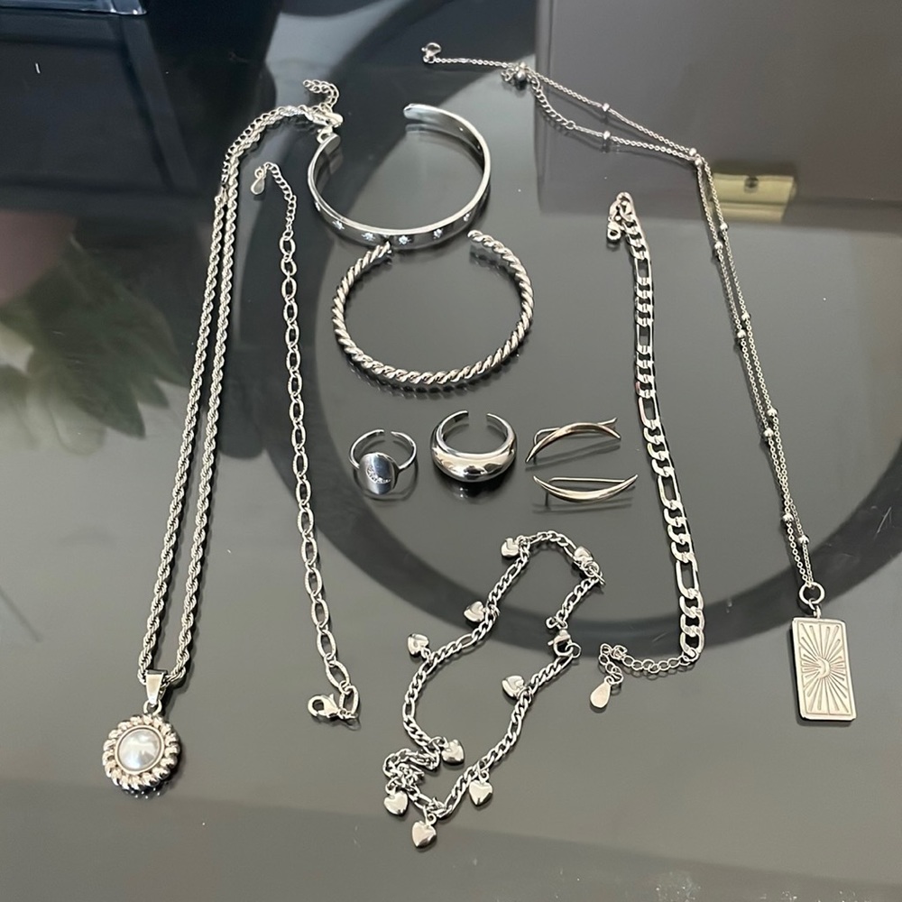 Pack of Silver Jewelry
